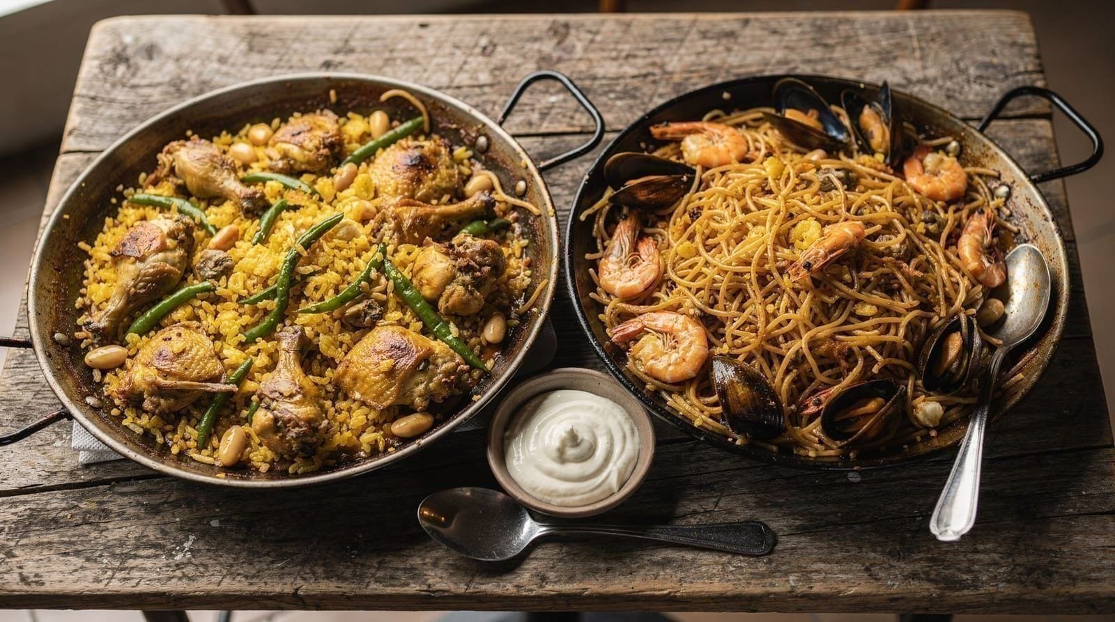 Paella vs fideuà — what's the difference and which to order — The real differences between paella and fideuà in Valencia. What each dish is, w