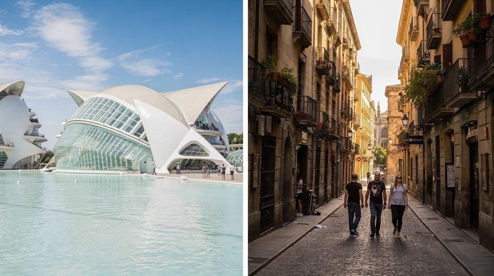 Valencia vs Barcelona: which city should you visit? — Both are major Spanish Mediterranean cities. Here's an honest comparison on cost